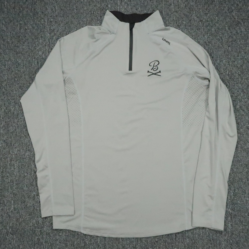 UNRL Pullover Mens Large Barstool Sports 1/4 Zip Performance Stride Collection